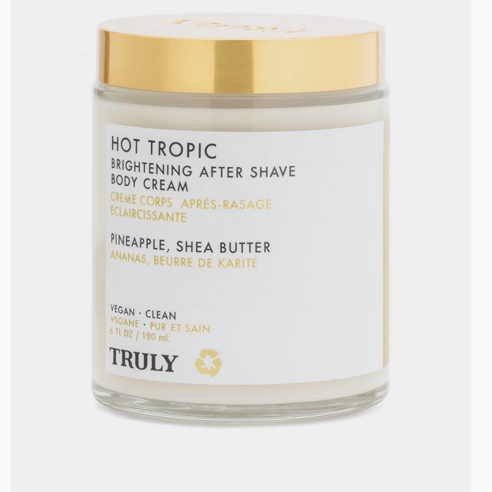 TRULY Hot Tropic Brightening After Shave Body Cream Moisturizer 180mL